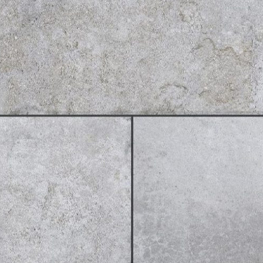 Porcelánicos modulares color plateado, estilo rustico piedra para suelo exterior.