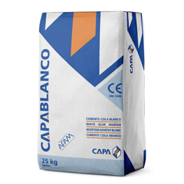 Cemento cola para pavimento interior. Sacos 25 kg. Color blanco.
