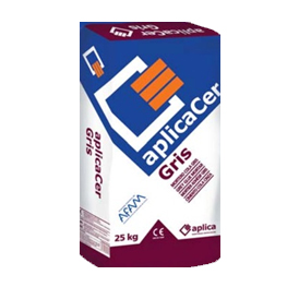 Saco de cola gris para pavimento interior. Saco de 25 kg.
